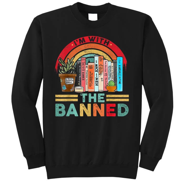 Im With The Banned Books I Read Banned Reader Books Lover Sweatshirt