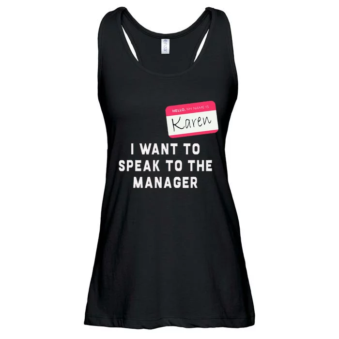 I Want To Speak To The Manager Karen Halloween Costume Ladies Essential Flowy Tank