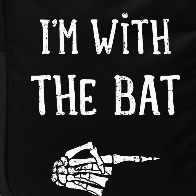 IM With The Bat Funny Matching Couple Costume Halloween Impact Tech Backpack