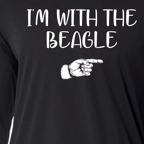 I'm With The BEAGLE Cooling Performance Long Sleeve Crew