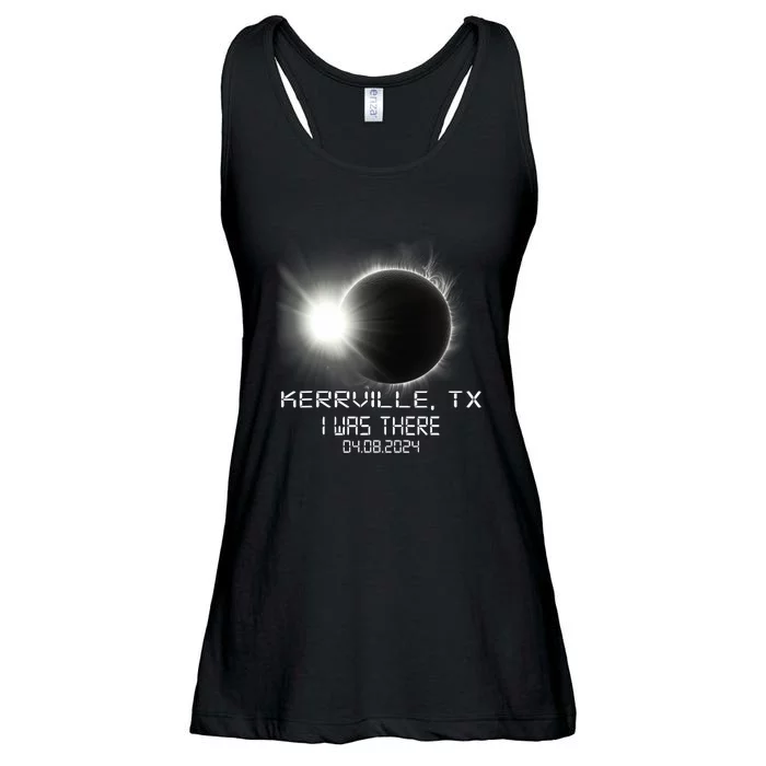 I Was There Total Solar Eclipse Kerrville Texas Ladies Essential Flowy Tank