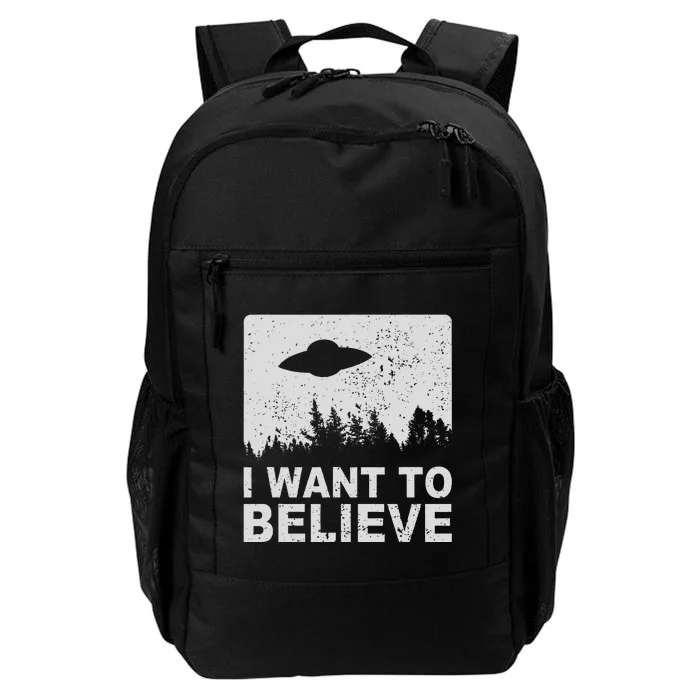 I Want To Believe I Aliens Ufo Area 51 Roswell Daily Commute Backpack