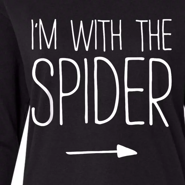 IM With The Spider Adult Women Costume Womens Cotton Relaxed Long Sleeve T-Shirt