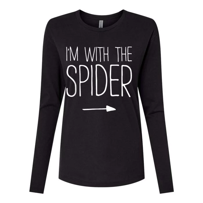 IM With The Spider Adult Women Costume Womens Cotton Relaxed Long Sleeve T-Shirt