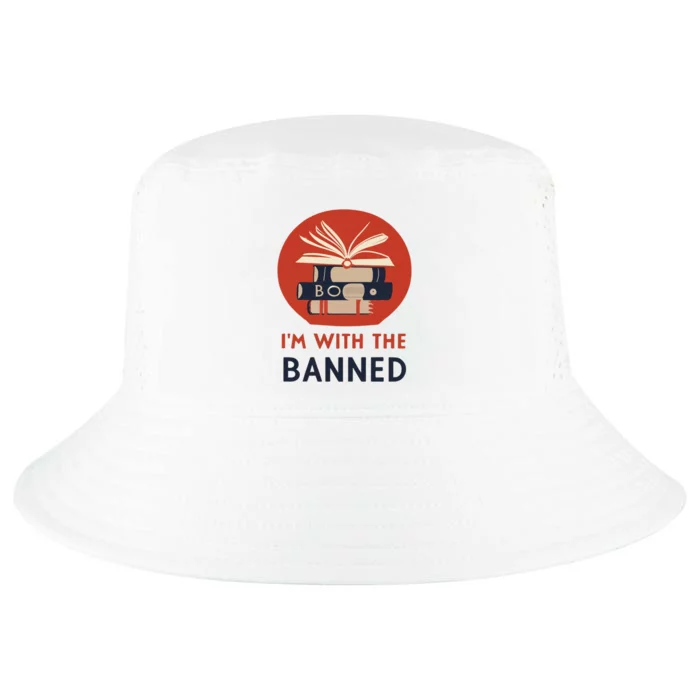 Im With The Banned Banned Books Reading Books Cool Comfort Performance Bucket Hat