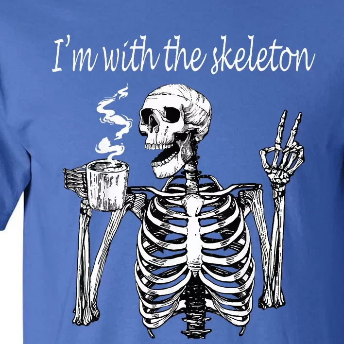 I'm With The Skeleton Halloween Couple Tall T-Shirt