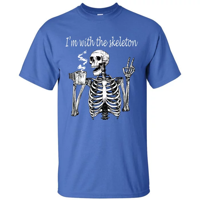 I'm With The Skeleton Halloween Couple Tall T-Shirt