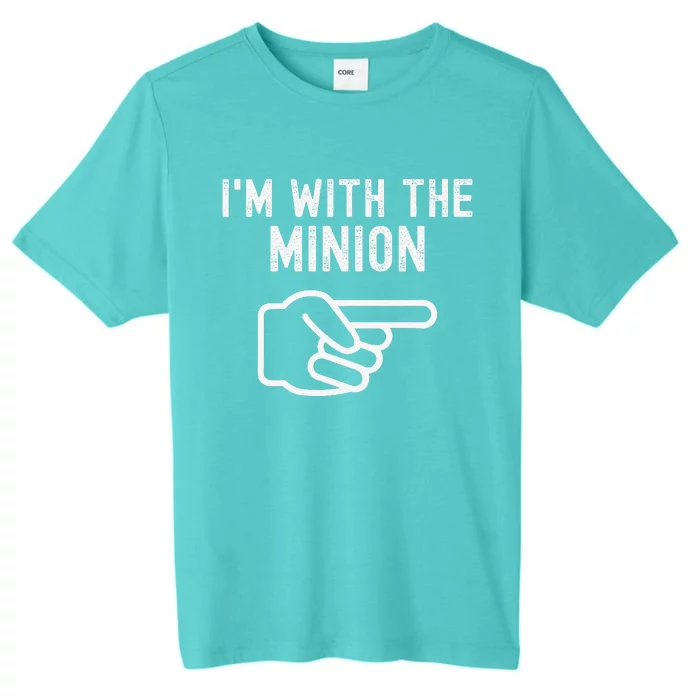 Im With The Minion Funny Couples Matching Halloween Costume ChromaSoft Performance T-Shirt