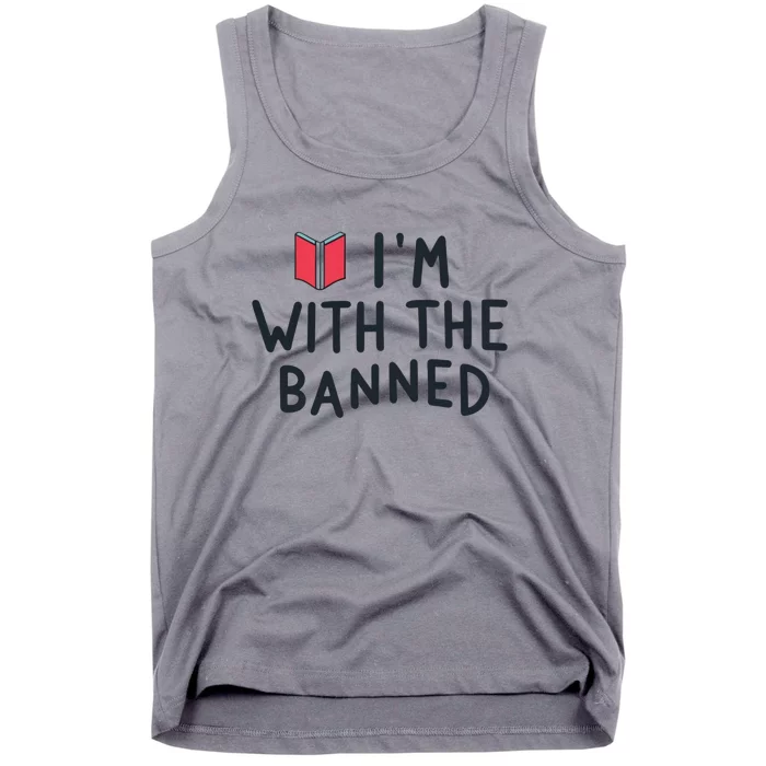 Im With The Banned Banned Books Reading Books Tank Top