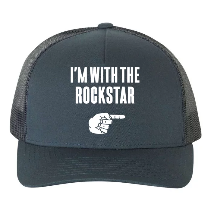 I'm With The Rockstar, Matching Rockstar Costume Yupoong Adult 5-Panel Trucker Hat