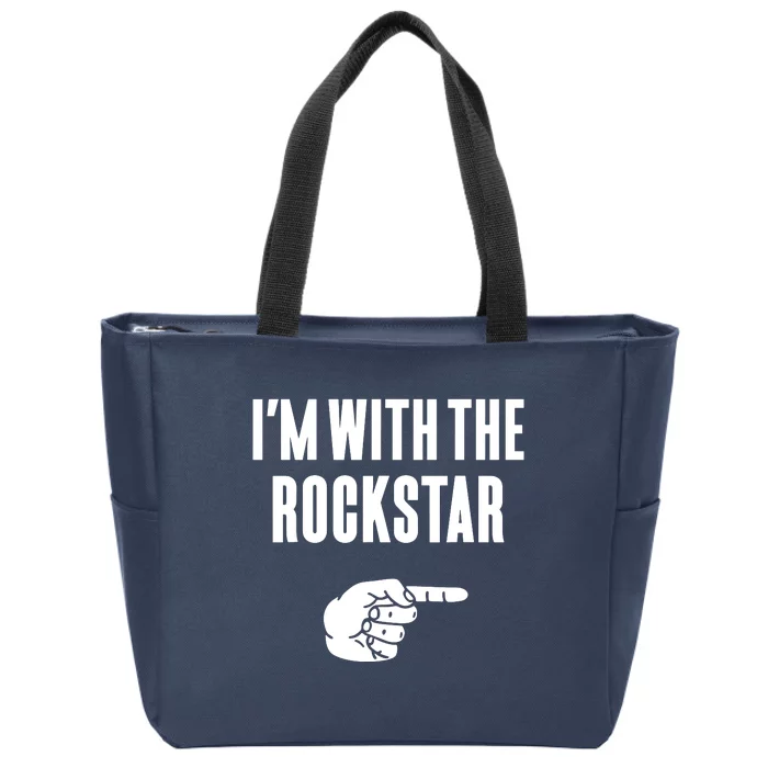 I'm With The Rockstar, Matching Rockstar Costume Zip Tote Bag