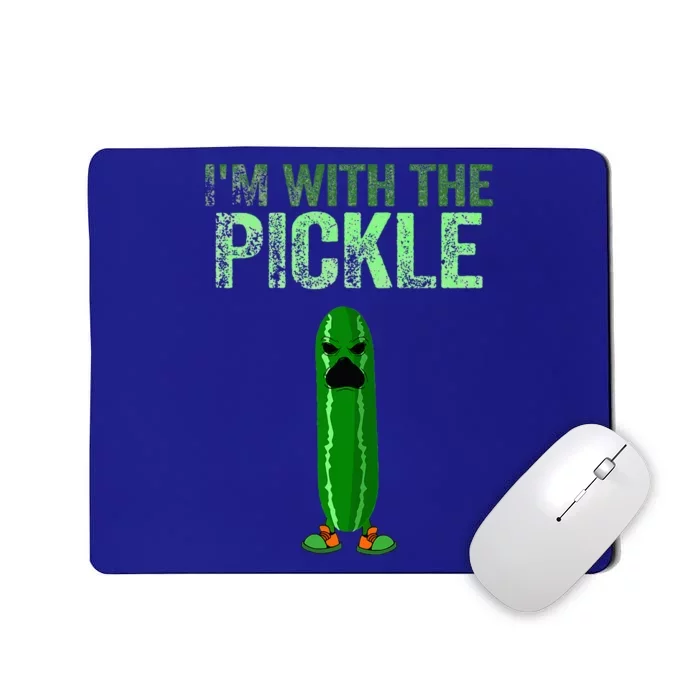 Im With The Pickle Halloween Fancy Dress Party Mousepad