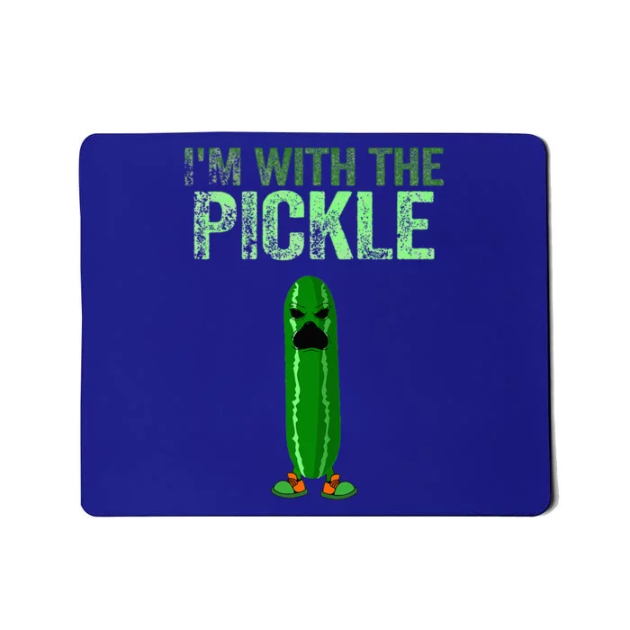 Im With The Pickle Halloween Fancy Dress Party Mousepad