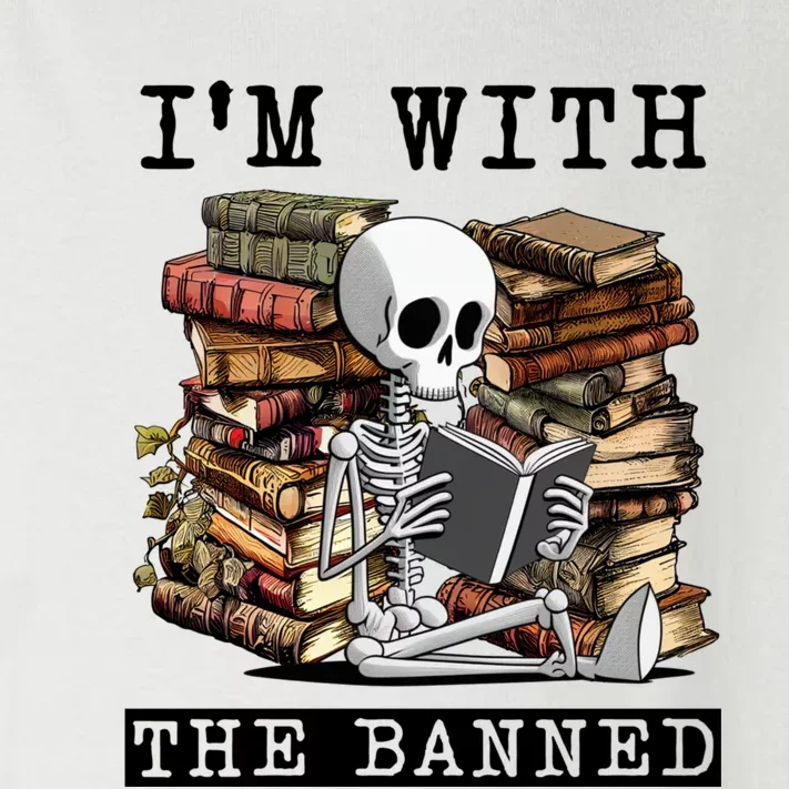 I'm With The Banned Books I Read Banned Books Lovers Toddler Long Sleeve Shirt