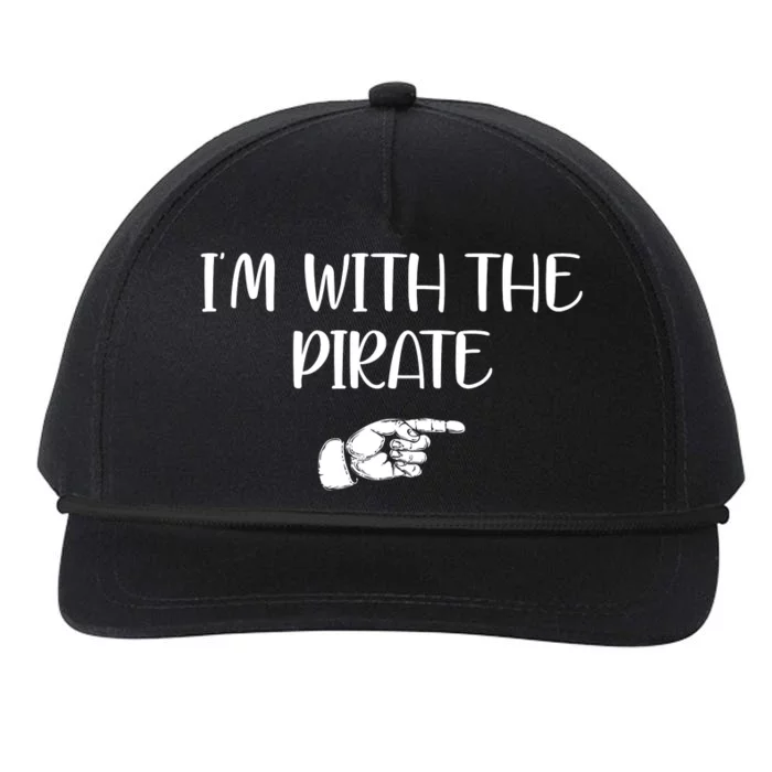 Im With The Pirate Snapback Five-Panel Rope Hat