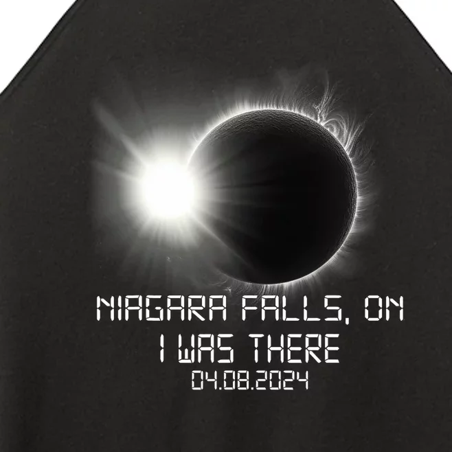 I Was There Total Solar Eclipse Niagara Falls On Canada Women’s Perfect Tri Rocker Tank