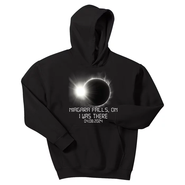 I Was There Total Solar Eclipse Niagara Falls On Canada Kids Hoodie