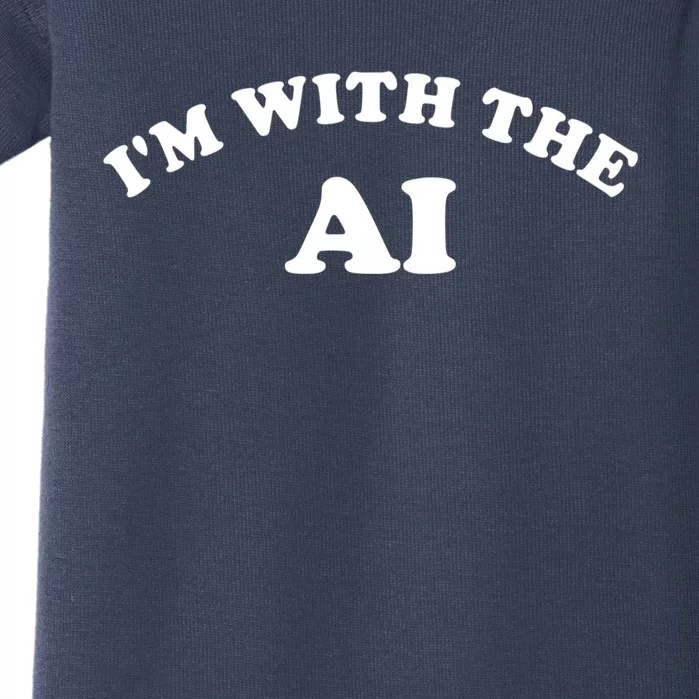 I'm With The AI Baby Bodysuit