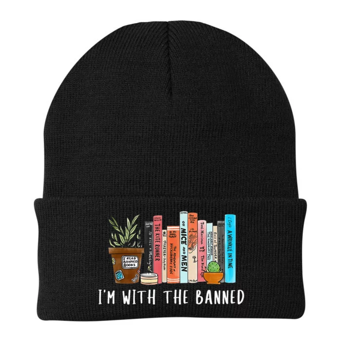 I'm with The Banned Books I Read Banned Books Lovers Knit Cap Winter Beanie