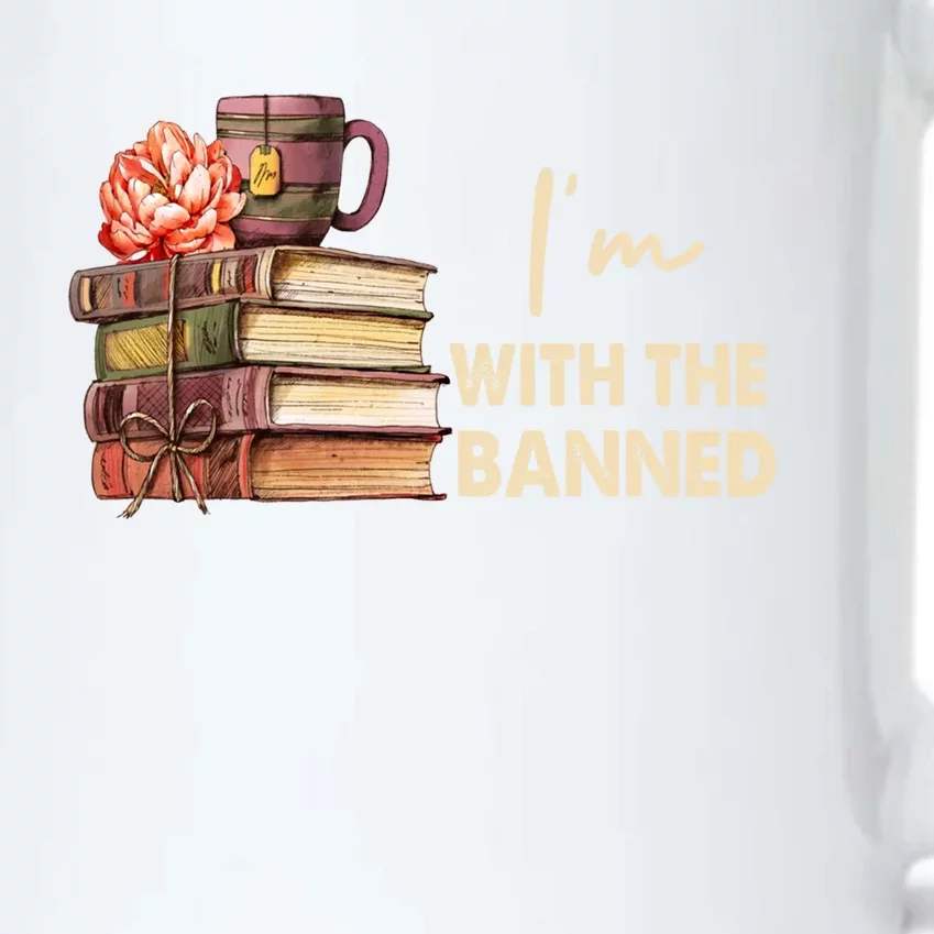 Im With The Banned Books I Read Banned Books Lovers Gift Black Color Changing Mug