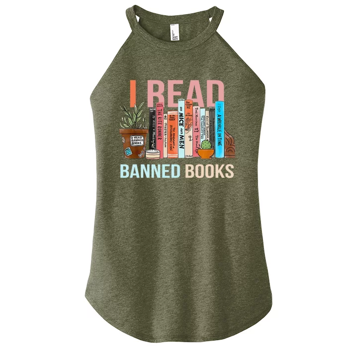 Im With The Banned Banned Books Reading Books Women’s Perfect Tri Rocker Tank