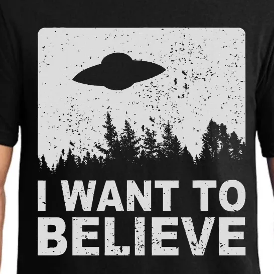 I Want To Believe I Aliens Ufo Area 51 Roswell Pajama Set