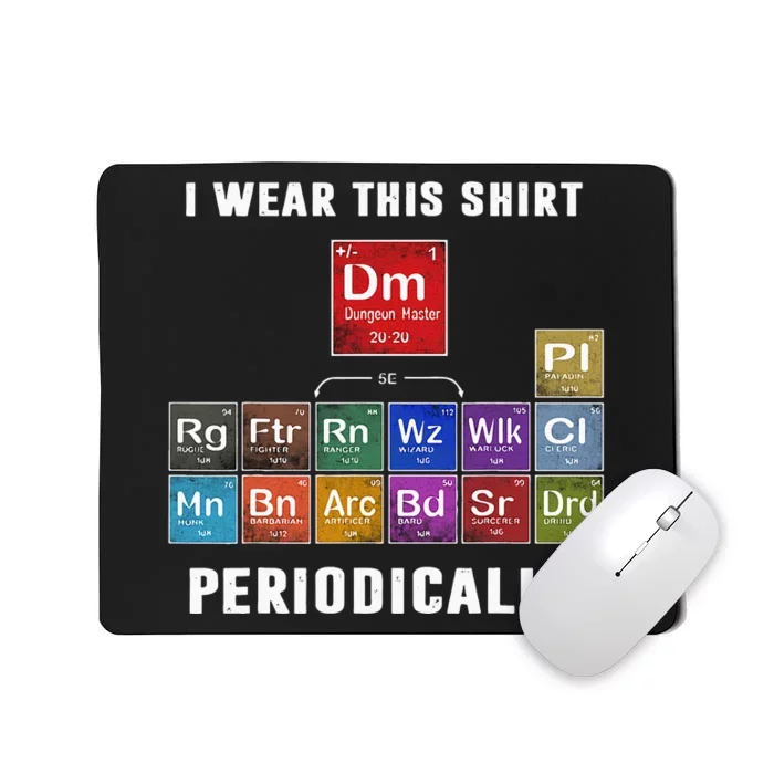 I Wear This Shir Periodically Classes DnD Mousepad