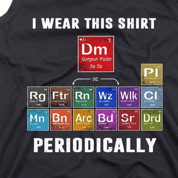 I Wear This Shir Periodically Classes DnD Tank Top