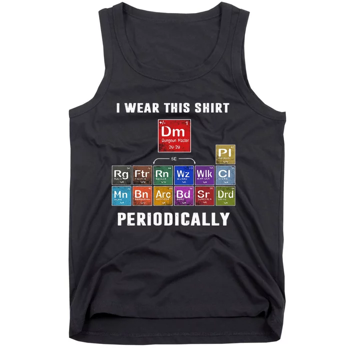 I Wear This Shir Periodically Classes DnD Tank Top