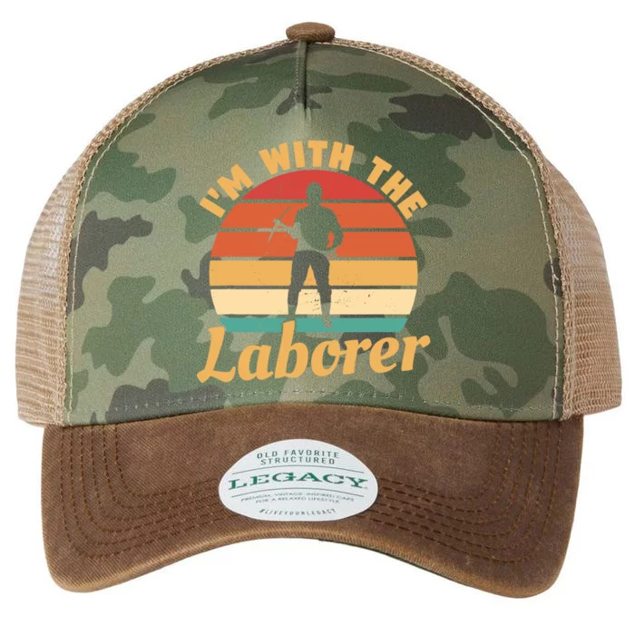 I'm With The Laborer Skilled Union Worker Legacy Tie Dye Trucker Hat