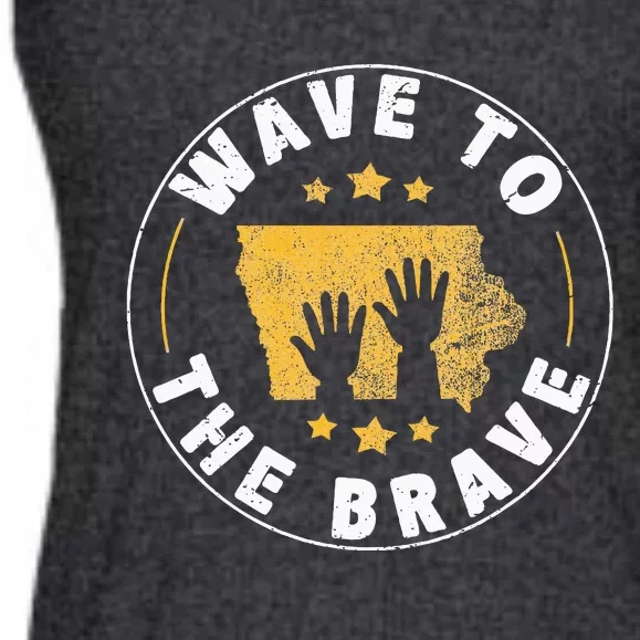 Iowa Wave To The Brave Football Childrens Hospital Ladies Essential Flowy Tank