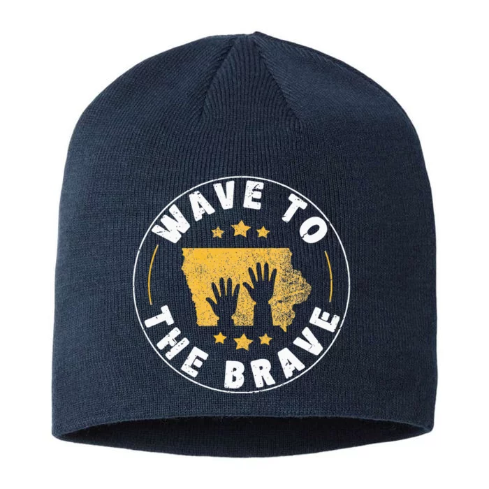 Iowa Wave To The Brave Football Childrens Hospital 8 1/2in Sustainable Knit Beanie