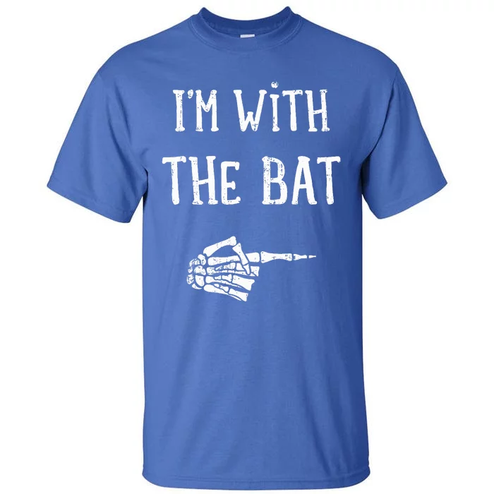 IM With The Bat Funny Matching Couple Costume Halloween Tall T-Shirt