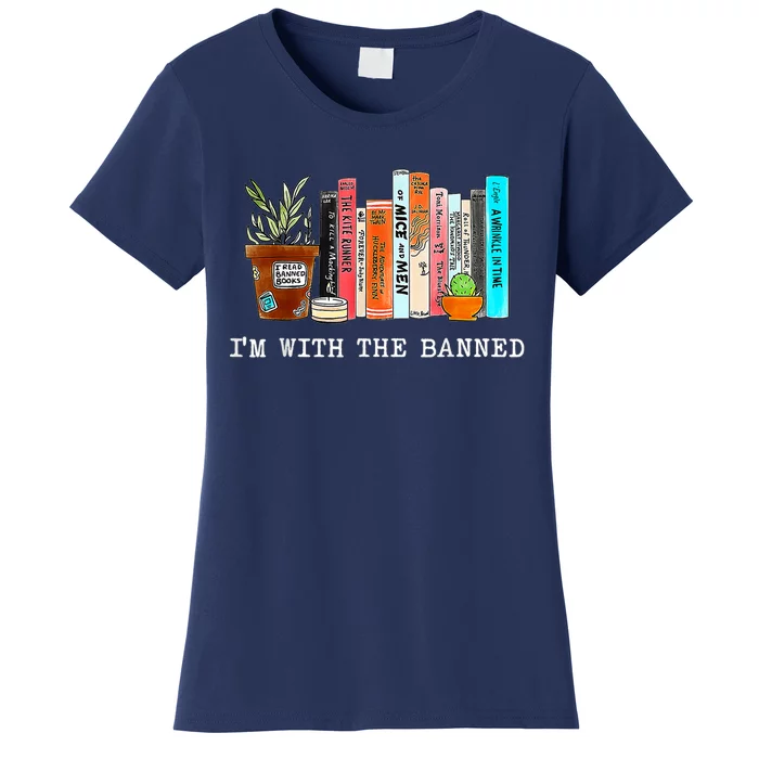 Im With The Banned Books I Read Banned Books Lovers Women's T-Shirt