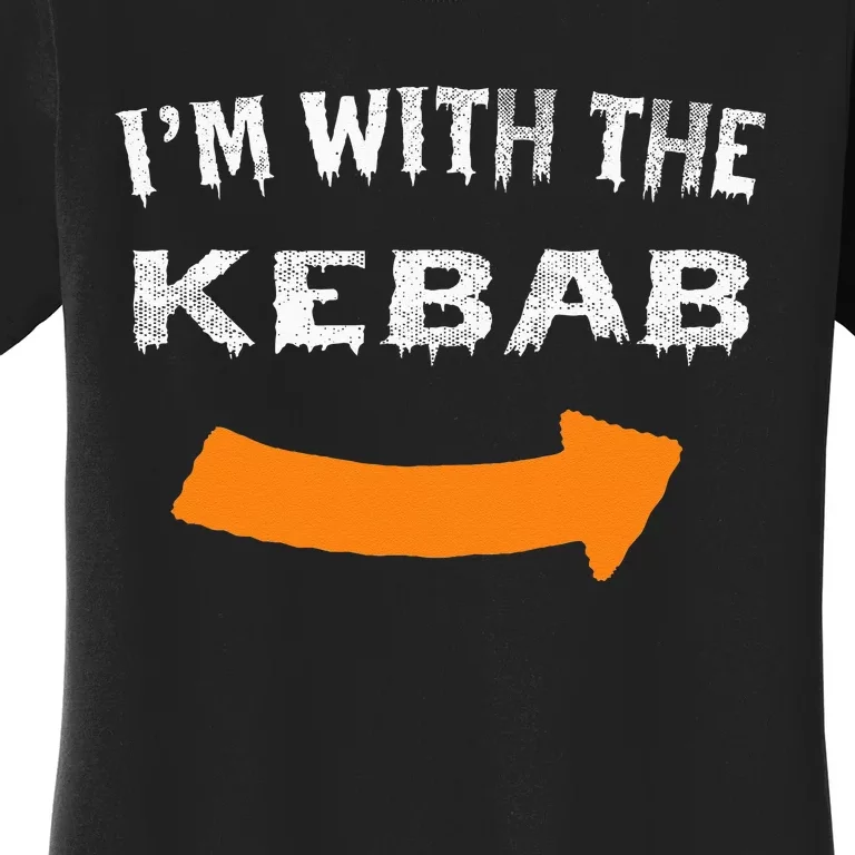 Im With The Kebab Funny Lazy Halloween Costume Women's T-Shirt