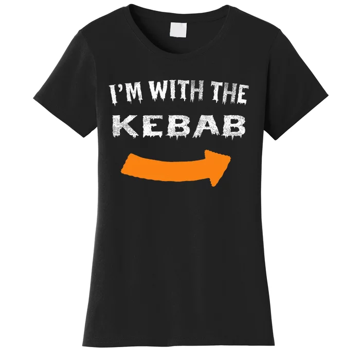 Im With The Kebab Funny Lazy Halloween Costume Women's T-Shirt