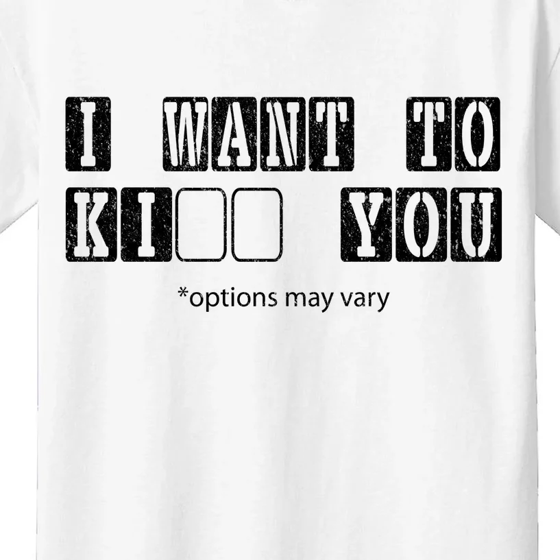 I Want To Options Mary Vary Funny Kids T-Shirt