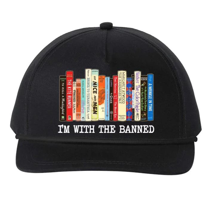 IM With The Banned Banned Books Reading Books Snapback Five-Panel Rope Hat