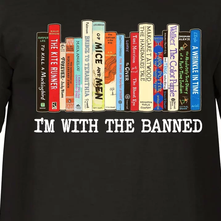 IM With The Banned Banned Books Reading Books Comfort Colors T-Shirt