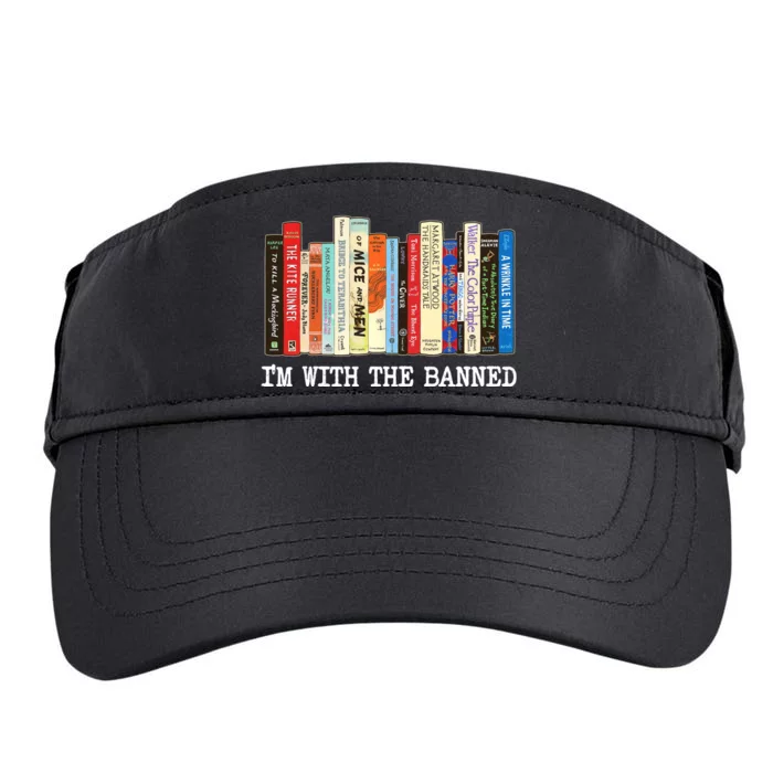 IM With The Banned Banned Books Reading Books Adult Drive Performance Visor