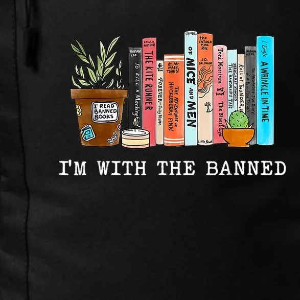 I'm With The Banned Books I Read Banned Books Lovers Daily Commute Backpack