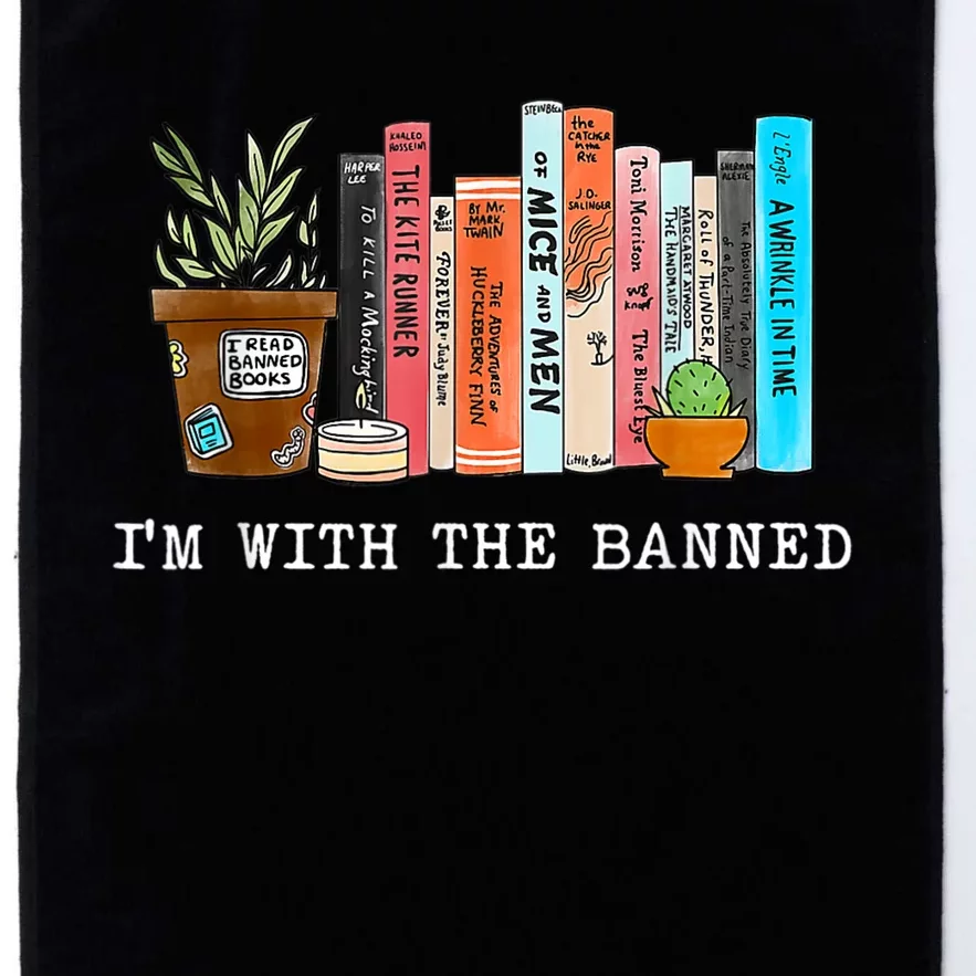 I'm With The Banned Books I Read Banned Books Lovers Platinum Collection Golf Towel