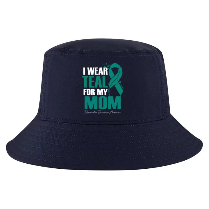 I Wear Teal For My Mom Dissociative Disorders Awareness Gift Cool Comfort Performance Bucket Hat