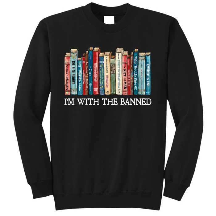 I'm With The Banned Book Sweatshirt | TeeShirtPalace