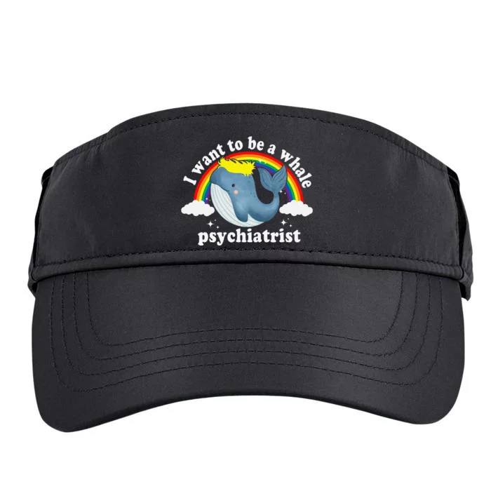 I Want To Be A Whale Psychiatrist Adult Drive Performance Visor