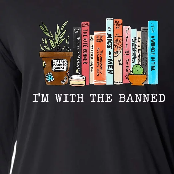 Im With The Banned Books I Read Banned Books Lovers Cooling Performance Long Sleeve Crew