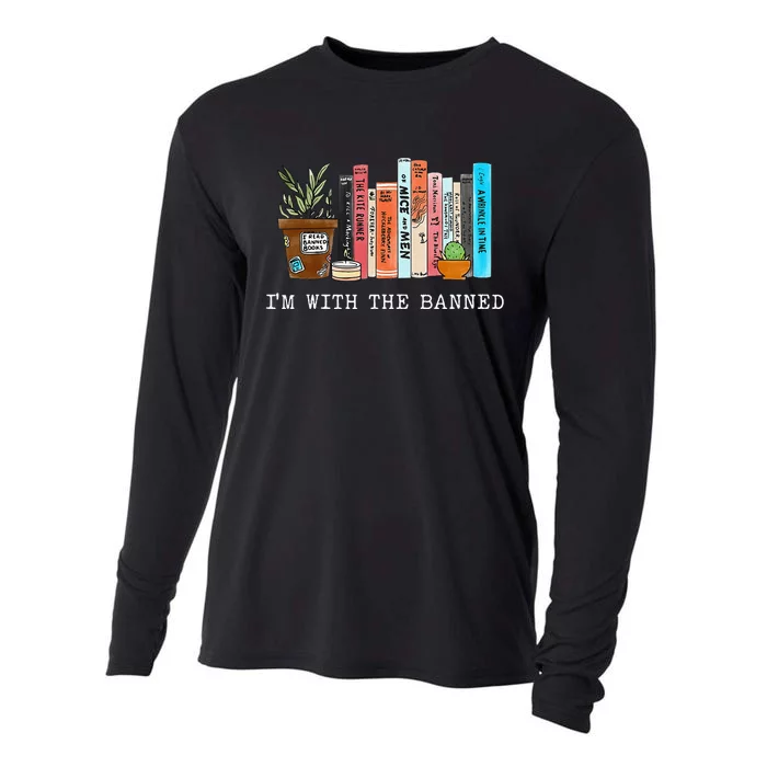 Im With The Banned Books I Read Banned Books Lovers Cooling Performance Long Sleeve Crew