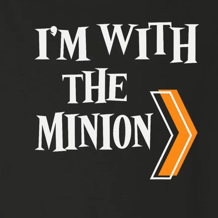 IM With The Minion Funny Couples Halloween Toddler Long Sleeve Shirt