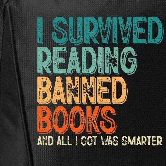 Im With The Banned I Survived Reading Banned Books City Backpack