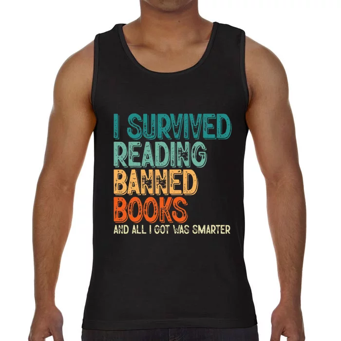 Im With The Banned I Survived Reading Banned Books Comfort Colors® Tank Top